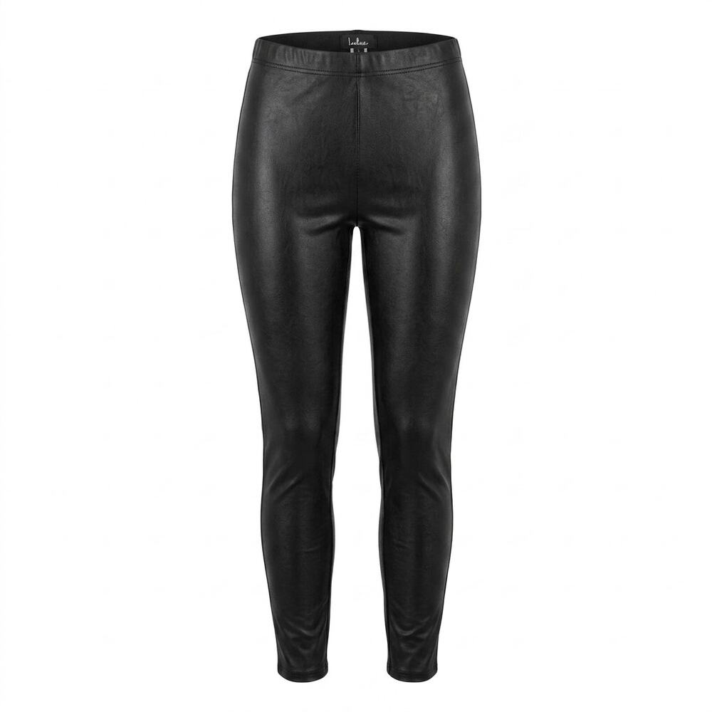 Lulus Black Faux Leather Stretch Skinny Pants Solid Women Size S